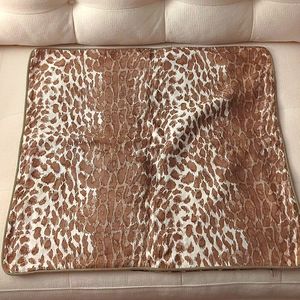 Leopard spotted throw pillow shams set of 2